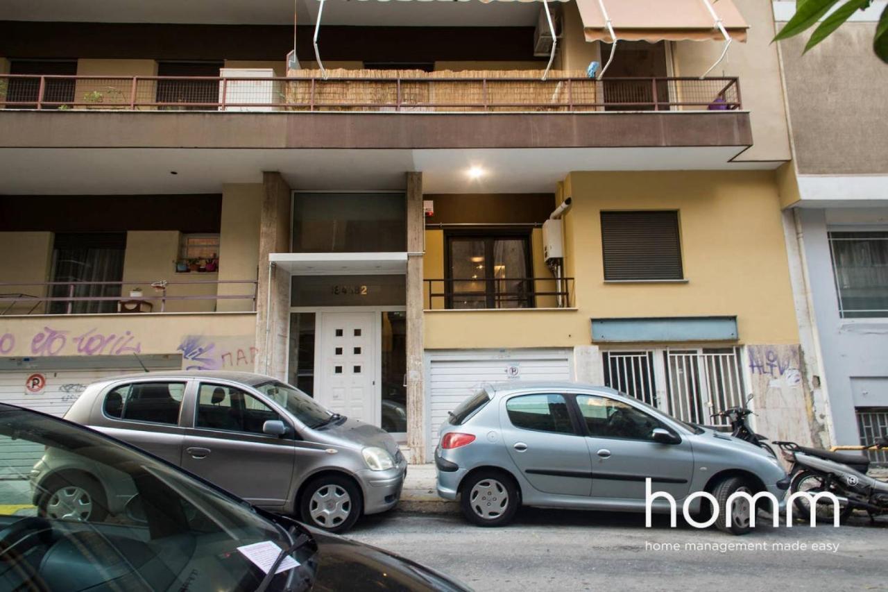 Unique Urban Homm Studio In Piraeus, Alkiviadou Apartment Екстериор снимка