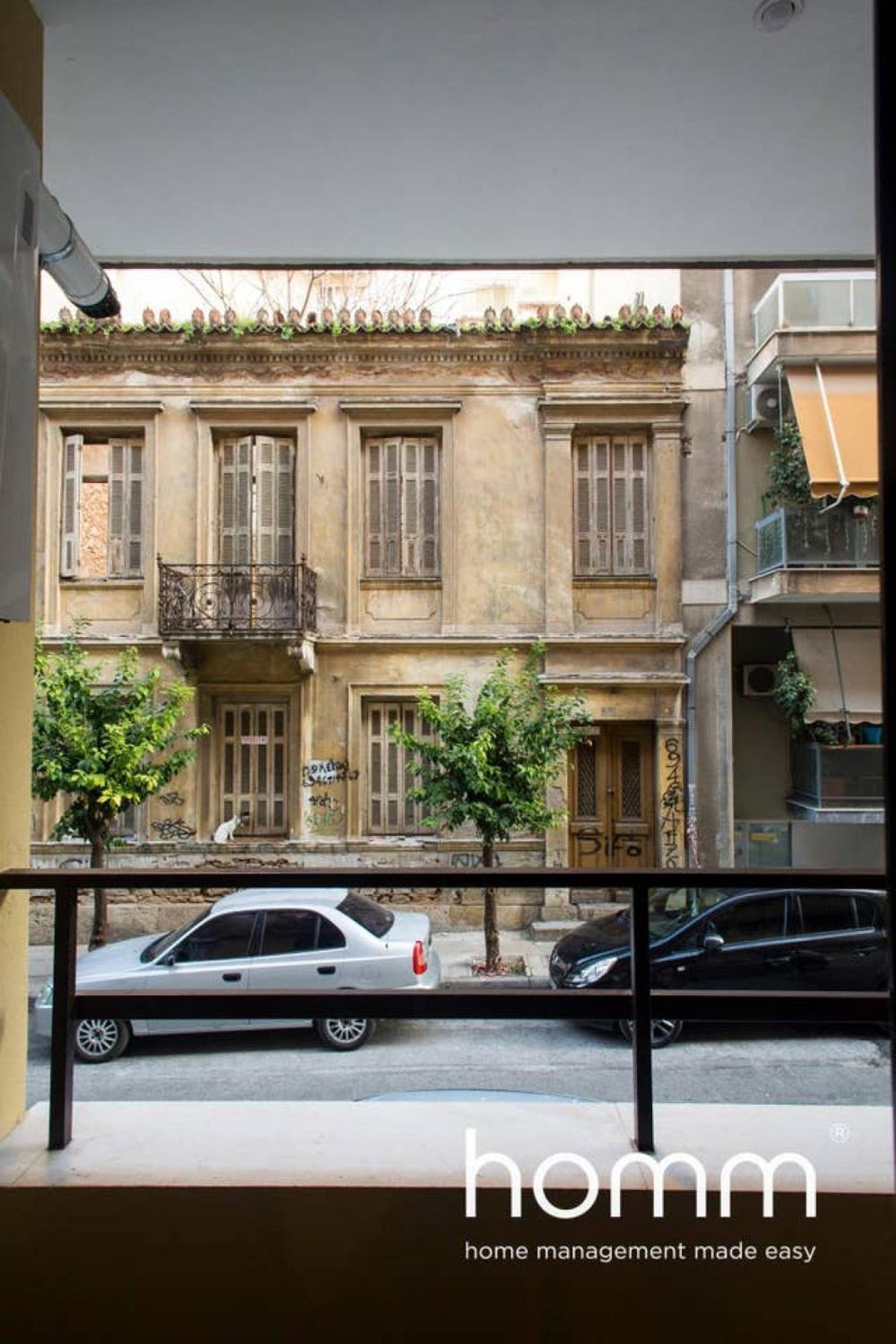 Unique Urban Homm Studio In Piraeus, Alkiviadou Apartment Екстериор снимка